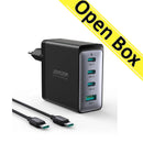Joyroom 100W GaN charger 3x USB-C USB-A + USB-C / USB-C Cable 100W - Black
