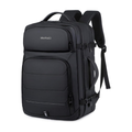 Meinaili Expandable Men’s 17 Inch Laptop Waterproof Business Backpack AT-12 with USB - Black