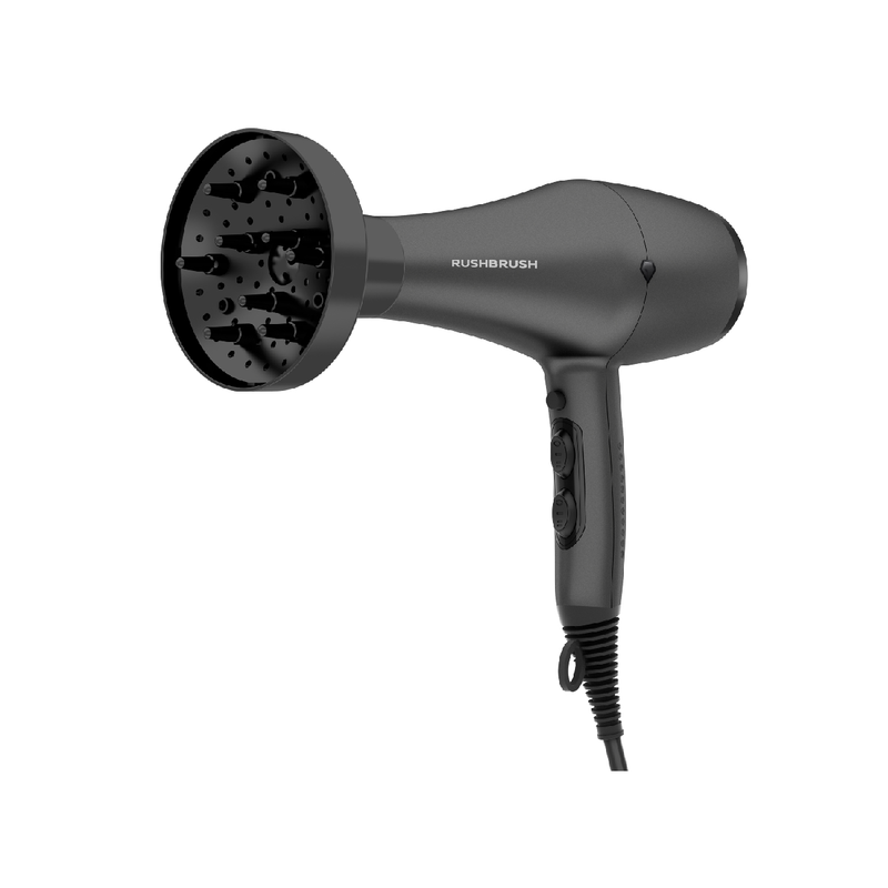 مجفف الشعر Rush Brush D3K بقوة 3000 واط - 3 إعدادات حرارة، سرعتان، فلتر قابل للإزالة
