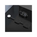 Nine 3-in-1 Foldable Wireless Charger 15W - Black