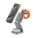 Nine 3-in-1 Foldable Wireless Charger 15W - Gery