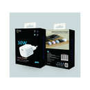 Nine Nano Power Fast Charger 30W Gan Type-C - White