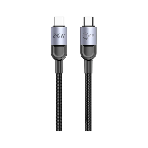 Nine Ultra Starlink Fast Charging Cable 240W Type-C to Type-C 1m - Black