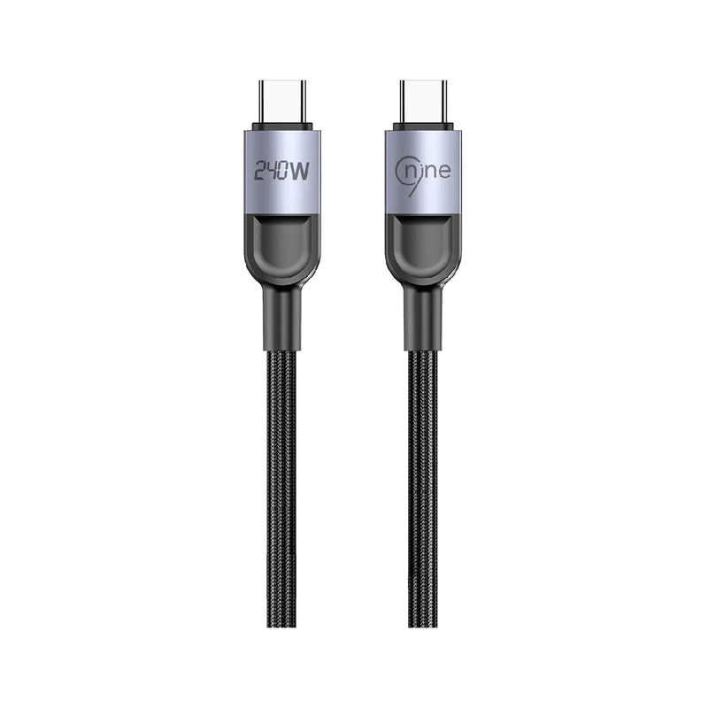 Nine Ultra Starlink Fast Charging Cable 240W Type-C to Type-C 1m - Black