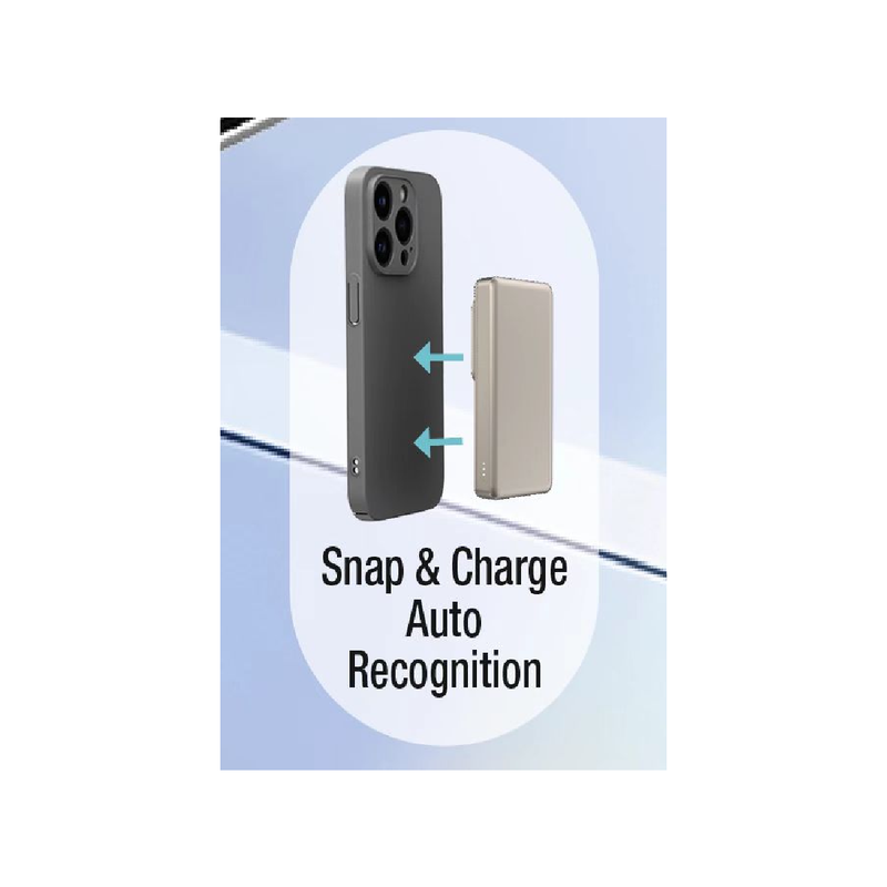 Nine Magnetic Wireless PowerBank 15W Fast Charging 5000mAh Q Power Mag