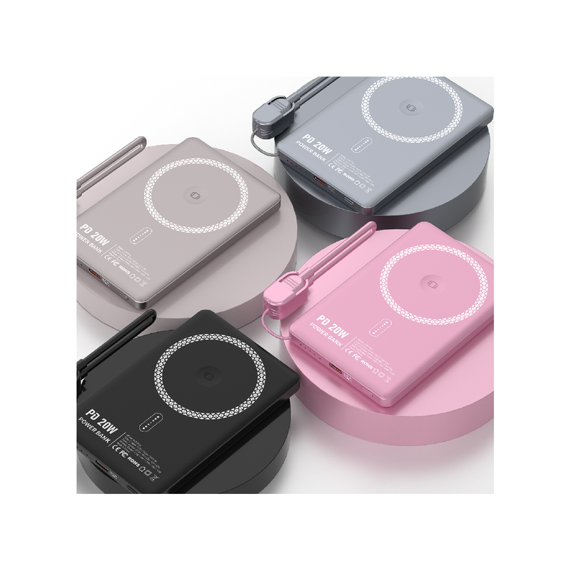 Nine Magnetic Wireless Charging 15W  Line Power 10000mAh