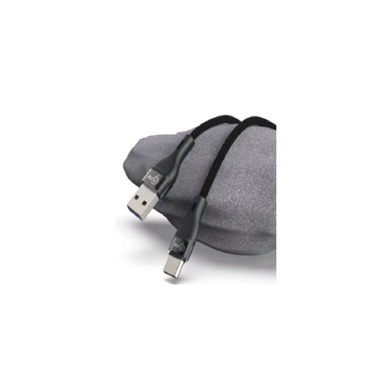 Nine 3A Supersonic Fast Charging Cable 18W USB to Type-C 1m - Black