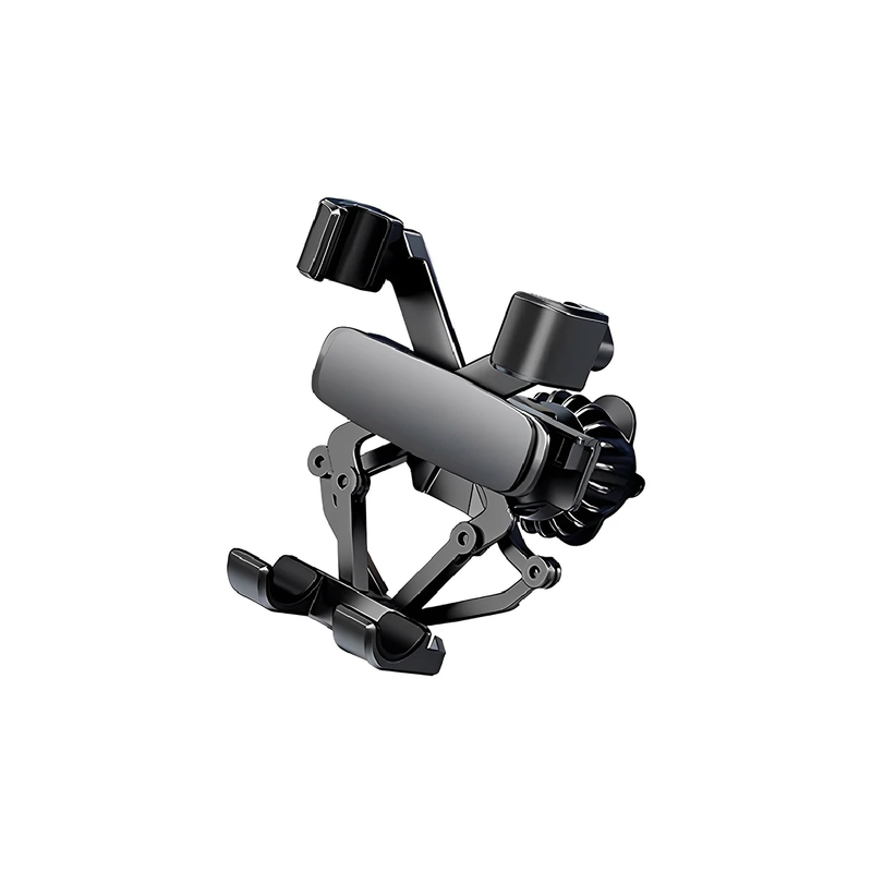 Nine Ultra-Quiet transformable Phone Car Holder - Black