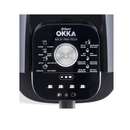 أوكا أرزوم ريتش سبين برو بلس OK0038-0500 | ماكينة قهوة تركية كروم | تصميم أسود | قابس ثنائي السنون | تقنية جيت برو