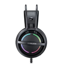 أونيكوما X88 سماعة رأس الألعاب RGB، مشغلات 50 ملم، ميكروفون دوار 360 درجة، وأغطية أذن مريحة