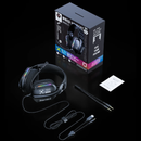 أونيكوما X12 سماعة ألعاب RGB، صوت عالي الدقة 40 ملم، ميكروفون بزاوية 360 درجة، راحة من الميموري فوم