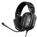أونيكوما X12 سماعة ألعاب RGB، صوت عالي الدقة 40 ملم، ميكروفون بزاوية 360 درجة، راحة من الميموري فوم