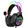 Onikuma X22 USB + 3.5mm Cool RGB Dynamic Light Wired Gaming Headset With Mic