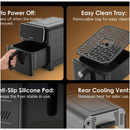 Oraimo OAF-502A 9L 1600W Dual Side Heating at 230°C Flip Free Design - Black