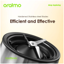 Oraimo Smart Blender 1.5L Speeds Control Blender - Black/Silver