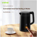 Oraimo SmartKettle Byte 2000W Stainless Steel Electric Kettle - Black