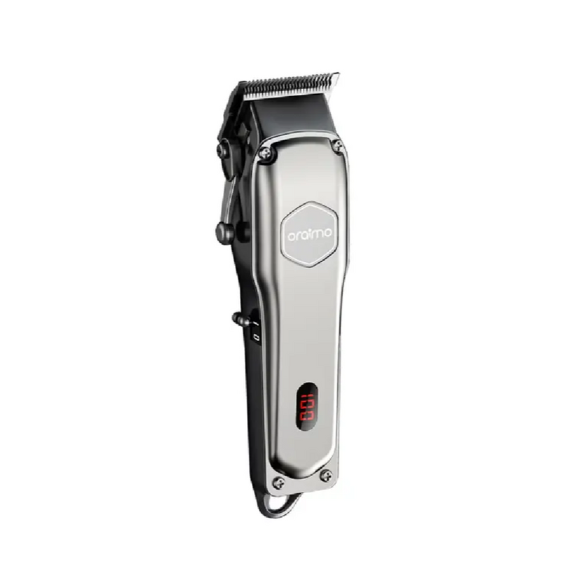 Oraimo Clipper OPC-CL30 – Silver | LED Display, 2.5-Hour Runtime & Precision Blades for All Hair Types