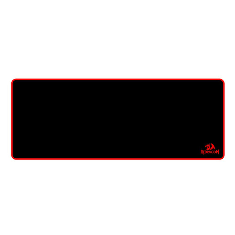 Redragon P003 Suzaku Huge Gaming Mouse Pad Mat with  Silky Smooth, Non-Slip Backing, Waterproof Surface - Red/Black