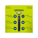 PHILIPS OneBlade Face + Body QP2824/10 - Black