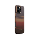 PITAKA Grade Protective Case For iPhone 16 Pro Max, Drop Proof - Moonrise Military - Brown