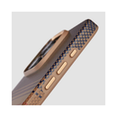 PITAKA Grade Protective Case For iPhone 16 Pro Max, Drop Proof - Moonrise Military - Brown