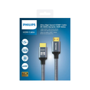 فيليبس كابل HDMI فائق السرعة بتقنية 8K 60Hz HDR فيديو ديناميكي - رمادي