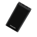 Philips DLP7721C, Power Bank 20W, 2 USB-A Ports, 1 Type-C Port 20,000 mAh - Black