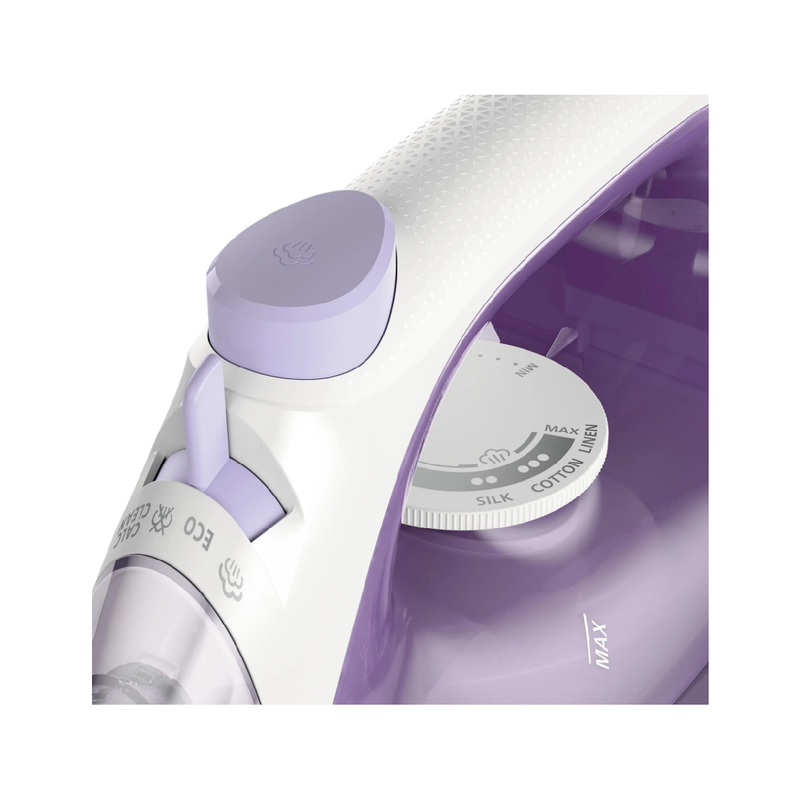 Philips Steam Iron 1000 Series 1800W, 250ml Water Capacity - Purple - DST1020/30