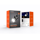 Porodo LifeStyle Outdoor 10W 3 in 1 Flashlight with FM Radio and Bluetooth Speaker - Black