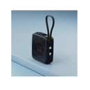 Porodo Magsafe Power Bank 10000mAh PD 20W Wireless 15W with Built-In Type-C and Lightning Cable - Black