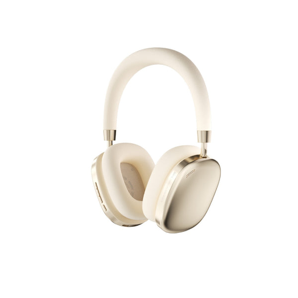 Porodo Soundtec ANC Headphone | 2H Charging Time, 5V/1A Input, 50mW Output, Bluetooth Version 5.3+ EDR gold