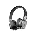Porodo Soundtec Vintage Wireless ENC Headphone 350mAh, BT V5.3 EDR, 13H Playtime black 