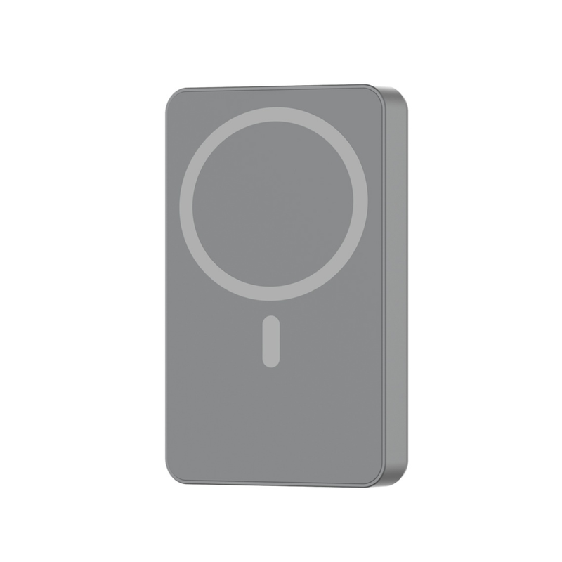 Powerology 10000mAh MagSafe Aluminum Power Bank - Dark Gray