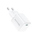راف باور شاحن السريع 20 وات USB-C PD - محول حائط صغير الحجم لأجهزة ايفون واندرويد - أبيض