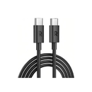 راف باور كابل شحن من النوع C إلى النوع C بطول 1 متر - أسود