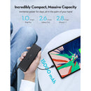 شاحن متنقل RAVPower PD Pioneer 15000mAh 30W ثنائي المنافذ USB-C - أسود