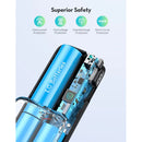 شاحن متنقل RAVPower PD Pioneer 15000mAh 30W ثنائي المنافذ USB-C - أسود