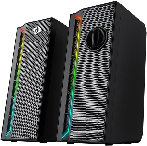 REDRAGON GS580 CALLIOPE RGB Desktop Gaming Speaker – 5W x 2.0 Channel – Classics Knob