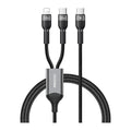Recci Cable 2-in-1 USB-C & Lightning 65W, 1.2M - RTC-T16 - Black