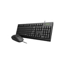 Rapoo X130Pro Wired Optical Mouse - Keyboard Combo - Black