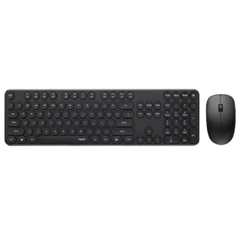 Rapoo X260S Wireless Optical Mouse - Keyboard Combo - Black