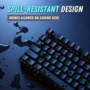 لوحة مفاتيح الألعاب الميكانيكية رابو V500 برو 104 - أسود