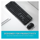 Rapoo Wireless Optical Keyboard Combo - X1800 Pro - Black 2