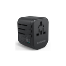 RavPower 5-in-1 Travel Combo Power Bank 10000mAh – Fast Charging Portable Charger with Wall Plug – Black