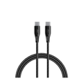 RavPower Cable -1.2m-60w Nylon Braid USB-C to USB-C - RP-CB1029 - Black