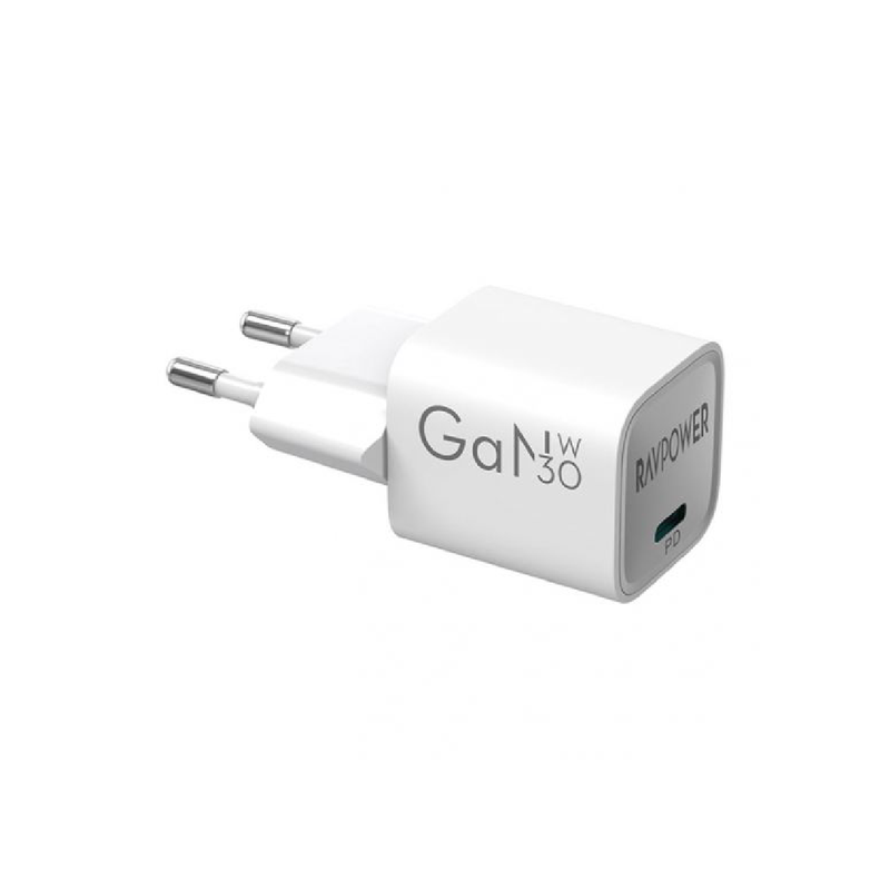 RavPower Charger 30w Gan5.0- PD Pioneer - RP-PC1056 - White