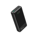 راف باور باور بانك 20000 مللي أمبير - 20 واط - 3 منافذ - رقمي ذكي - أسود