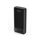 راف باور باور بانك 20000 مللي أمبير - 20 واط - 3 منافذ - رقمي ذكي - أسود