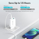 شاحن حائط راف باور بي دي بايونير 20 واط بمنفذين - أبيض