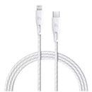 راف باور كابل Type C إلى لايتنج بطول 2 متر، RP-CB1017 - أبيض